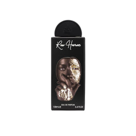 Lattafa Pride Raw Human bottle front view highlighting unisex appeal and lasting aroma
