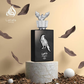 Lattafa Pride Shaheen Silver packaging, premium gift-ready presentation.