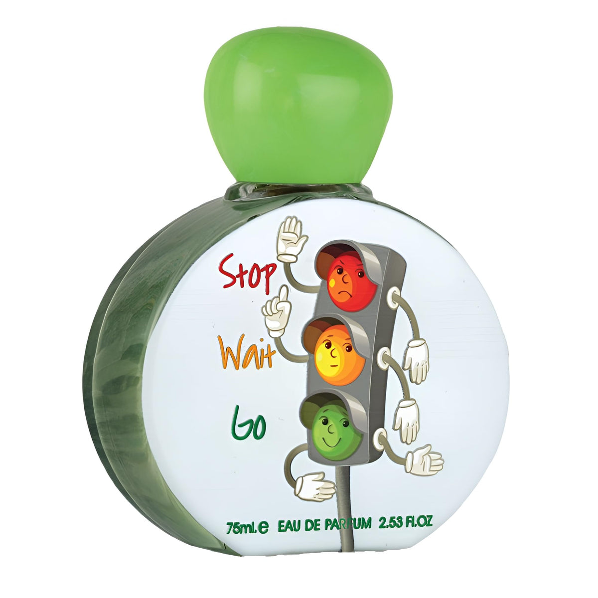 Lattafa Pride Stop Wait Go for Kids bottle front view, playful scent for daily adventures.