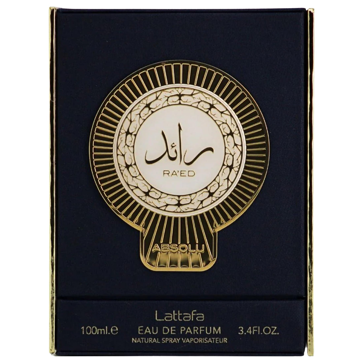 Lattafa Ra'ed Absolu warm base notes cedar amber for longevity.