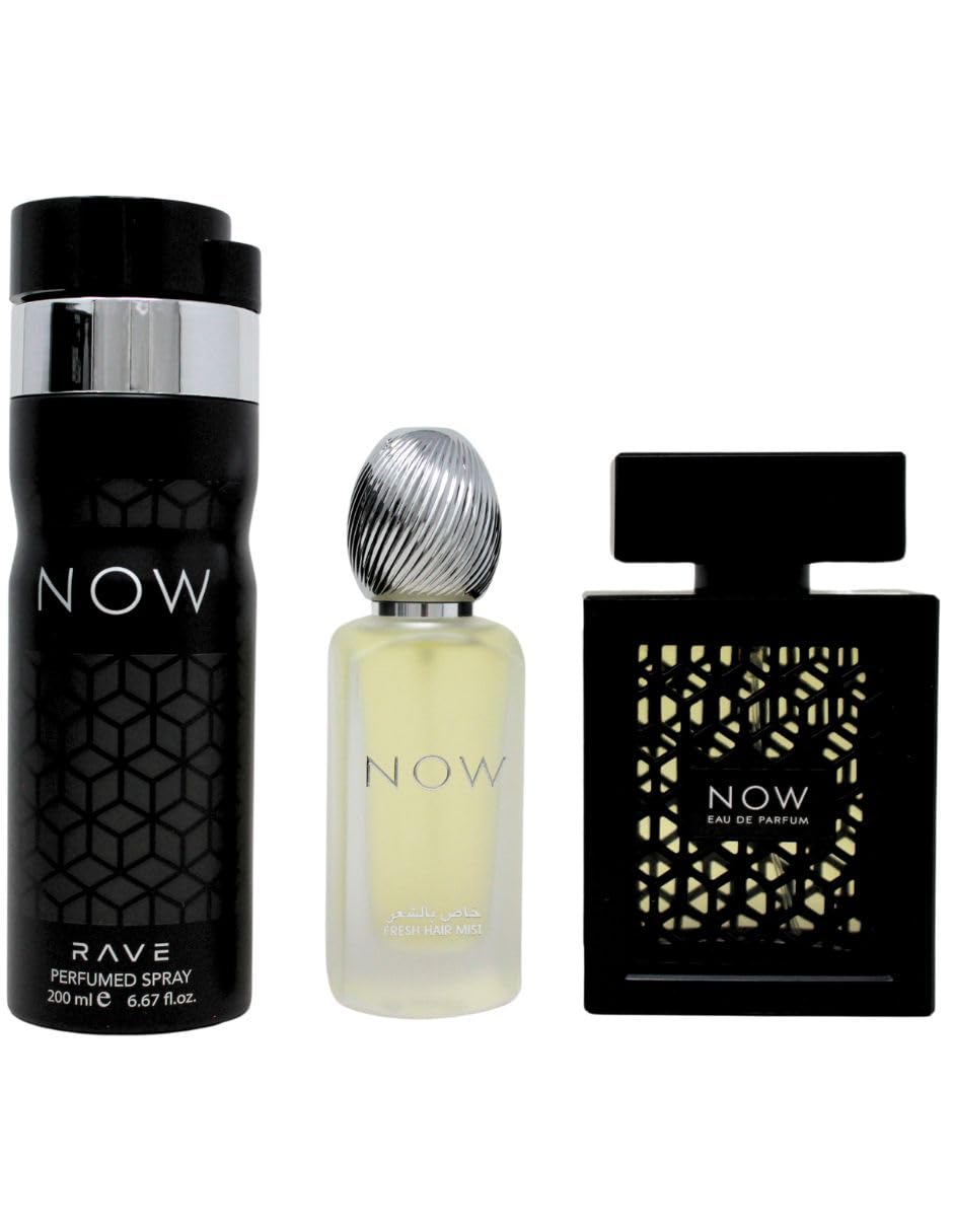 Lattafa Rave Now EDP bottle close-up showcasing premium fragrance