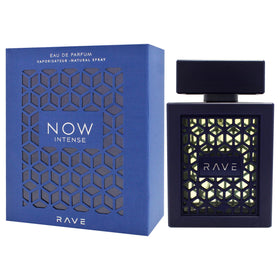 Lattafa Rave Now Intense atomizer detail shows precise spray for easy daily use.