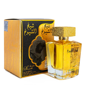 Lattafa Sheikh Al Shuyukh Luxe Edition packaging signals gift-worthy presentation.