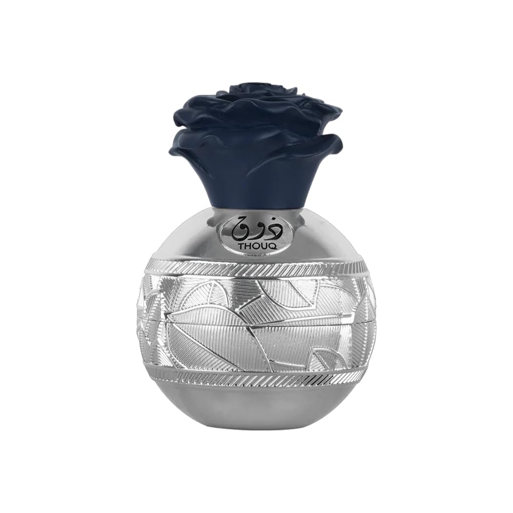 Lattafa Thouq unisex EDP bottle front with bergamot and litchi opening for a fresh start