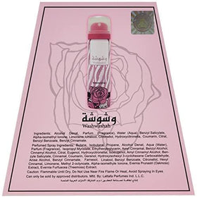 Lattafa Washwashah 2-piece set packaging displayed for gifting