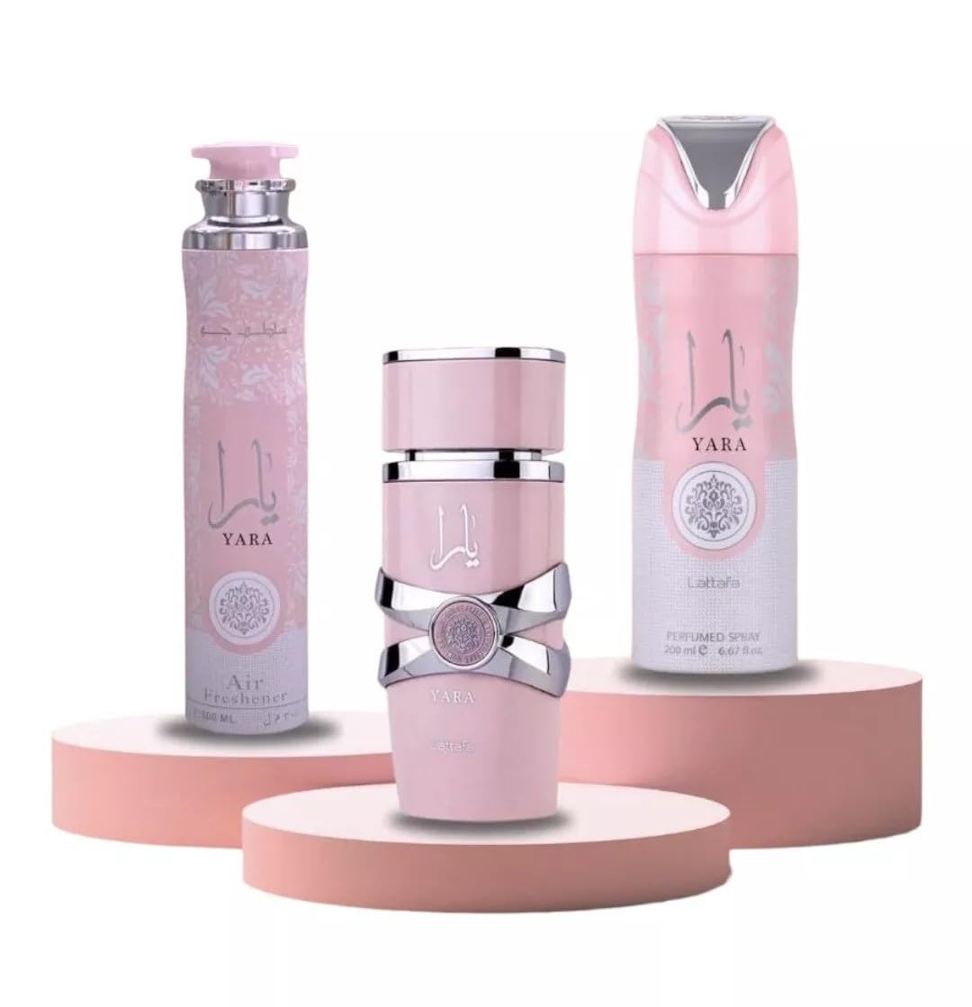 Lattafa Yara Eau de Parfum bottle for all-day floral vanilla wear