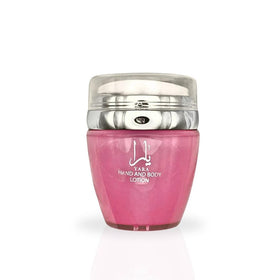 Lattafa YARA lotion cream texture for rich hydration and smooth skin.