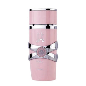 Lattafa Yara pack shot, three eau de parfum bottles for versatile gifting.