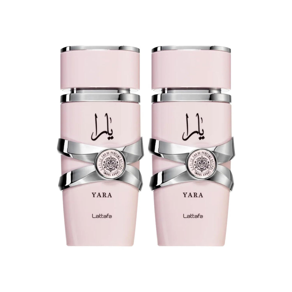 Lattafa Yara EDP bottle close-up showcasing amber vanilla warmth for daily wear