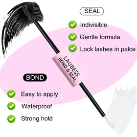 LAUBESS compact lash kit packaging designed for home use.