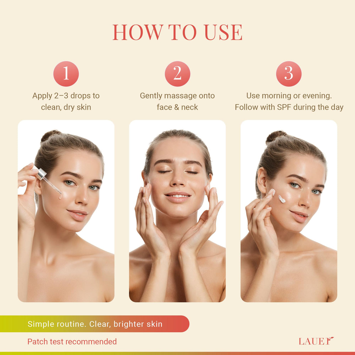 LAUER COSMETIC Centella asiatica calming shot emphasizes soothing redness support