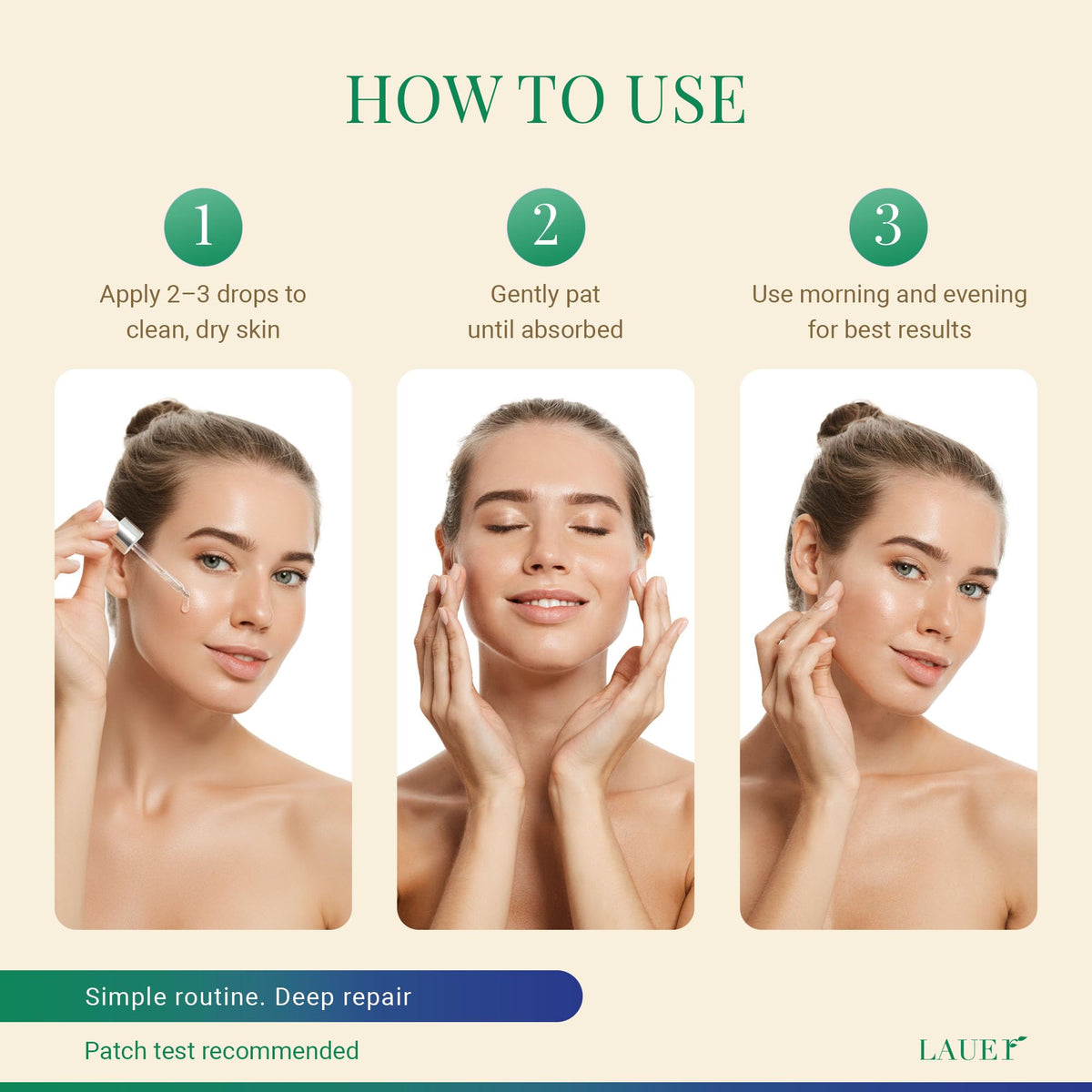 Lauer Cosmetic fragrance-free formula suitable for sensitive skin