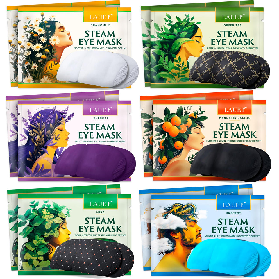 Lauer Cosmetic heated eye steam mask lavender scent soothing tired eyes