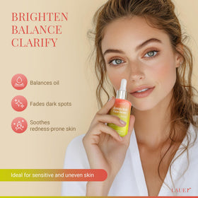 LAUER COSMETIC azelaic acid serum texture close-up suggesting even skin tone improvement