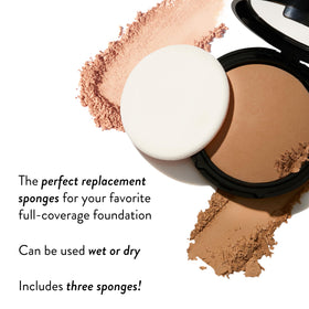 LAURA GELLER Double Take pink-side sponge delivers medium coverage.