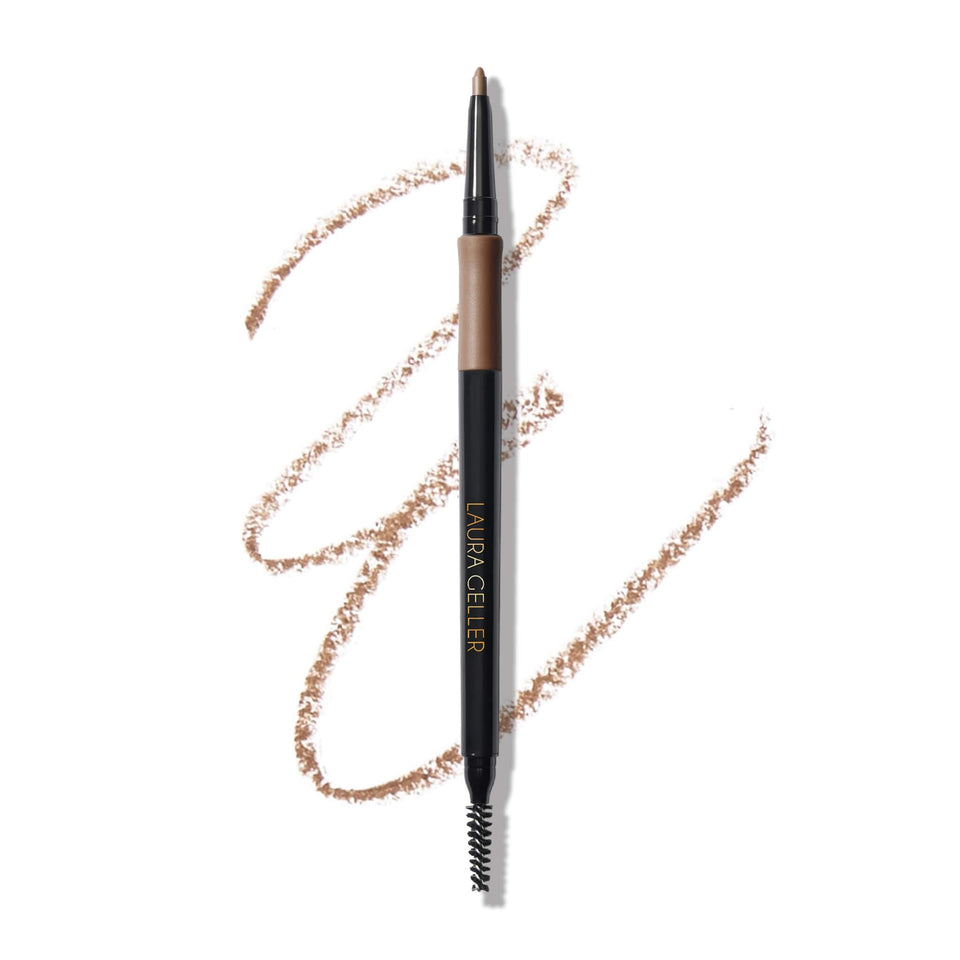 Laura Geller Inkcredible Brow Pencil Blonde for precise, natural-definition brows.