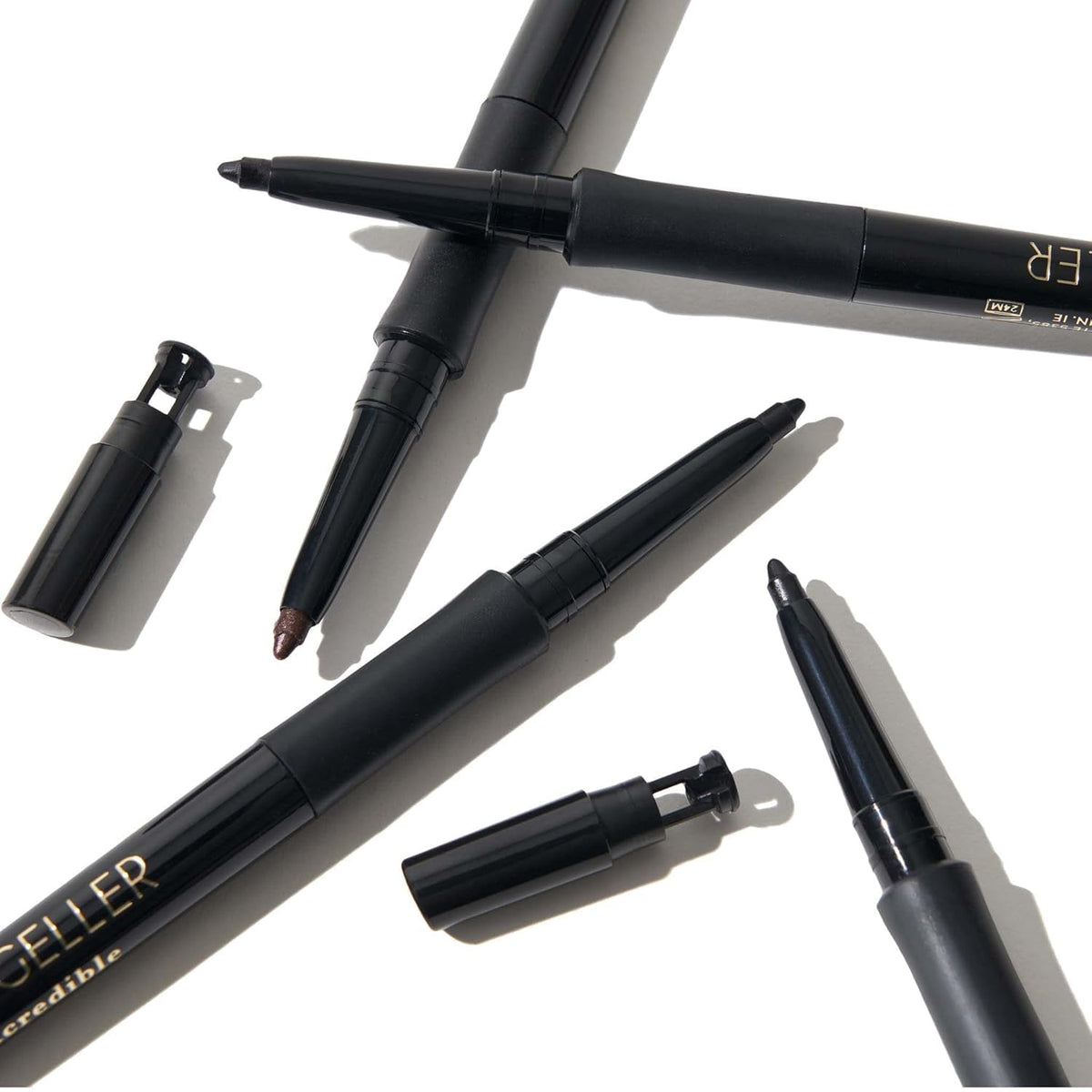 Removal with standard makeup remover for LAURA GELLER INKCREDIBLE Gel Eyeliner.