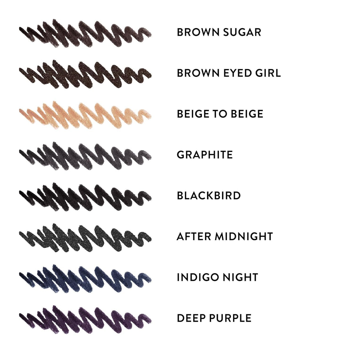 LAURA GELLER Inkcredible Gel Eyeliner Indigo Night waterproof formula resists rain and sweat.