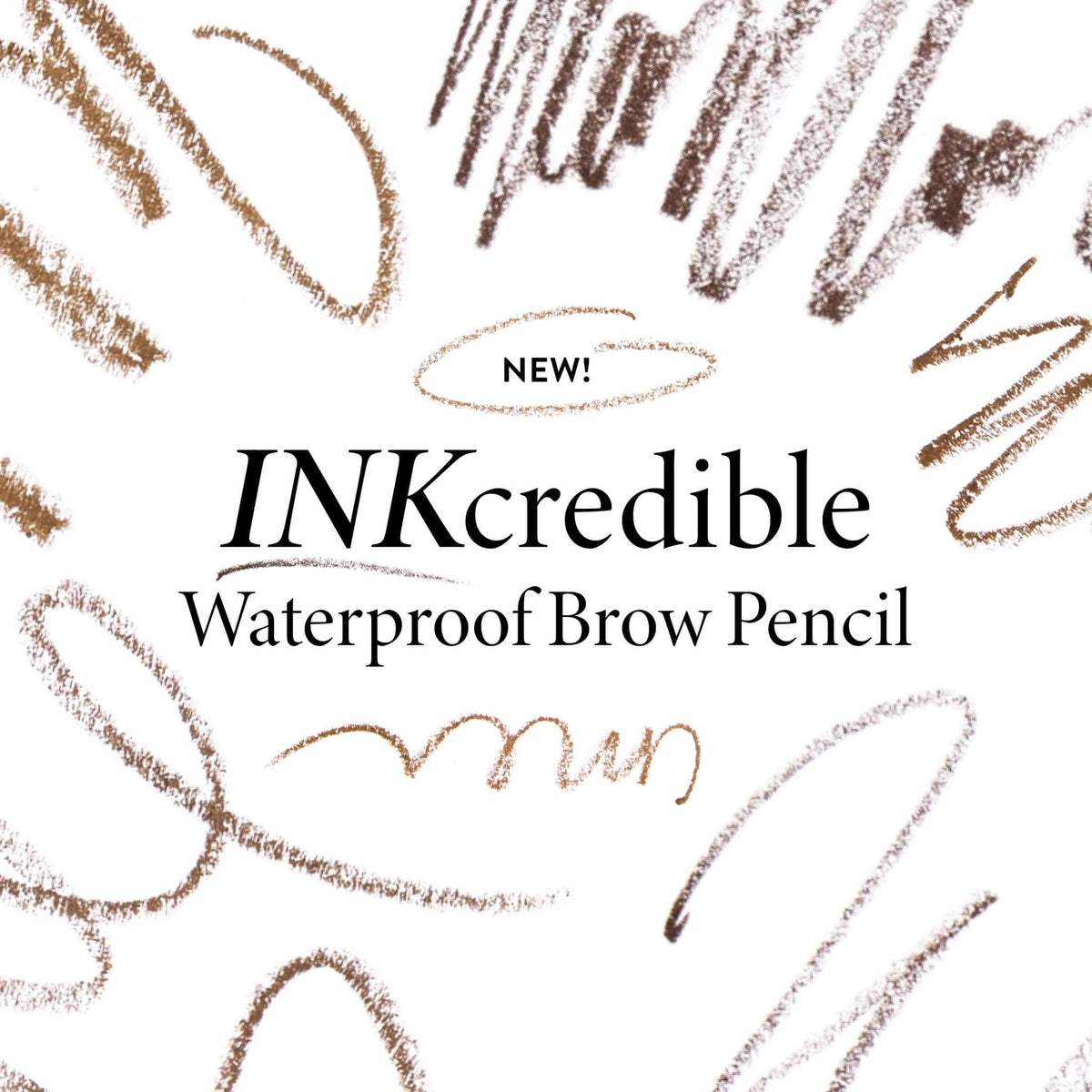 Laura Geller INKcredible Brow Pencil angled shot showing precise tip for sculpted arches.