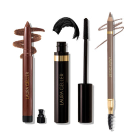 Laura Geller Kajal Longwear Eyeliner Taupe close-up for precise long-lasting definition