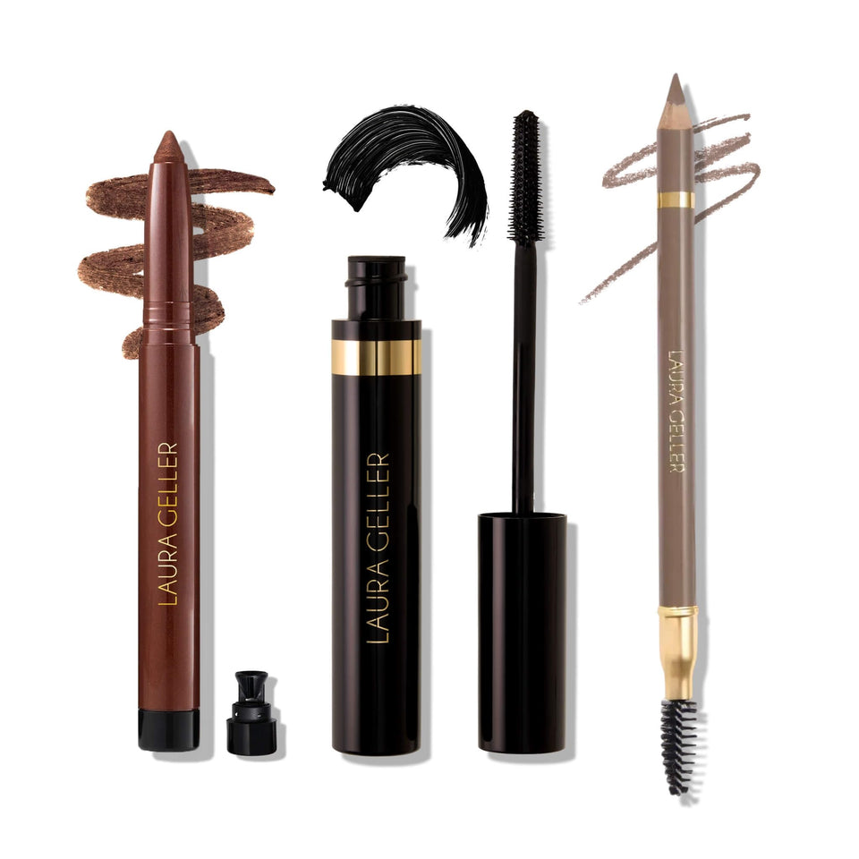 Laura Geller Kajal Longwear Eyeliner Taupe close-up for precise long-lasting definition