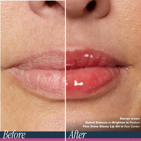 LAURA GELLER NEW YORK exclusive shade 1 lip oil adds bright color with smooth, non-sticky wear