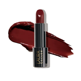 Laura Geller Modern Classic Lipstick Berry Bliss swatch shows rich everyday color.