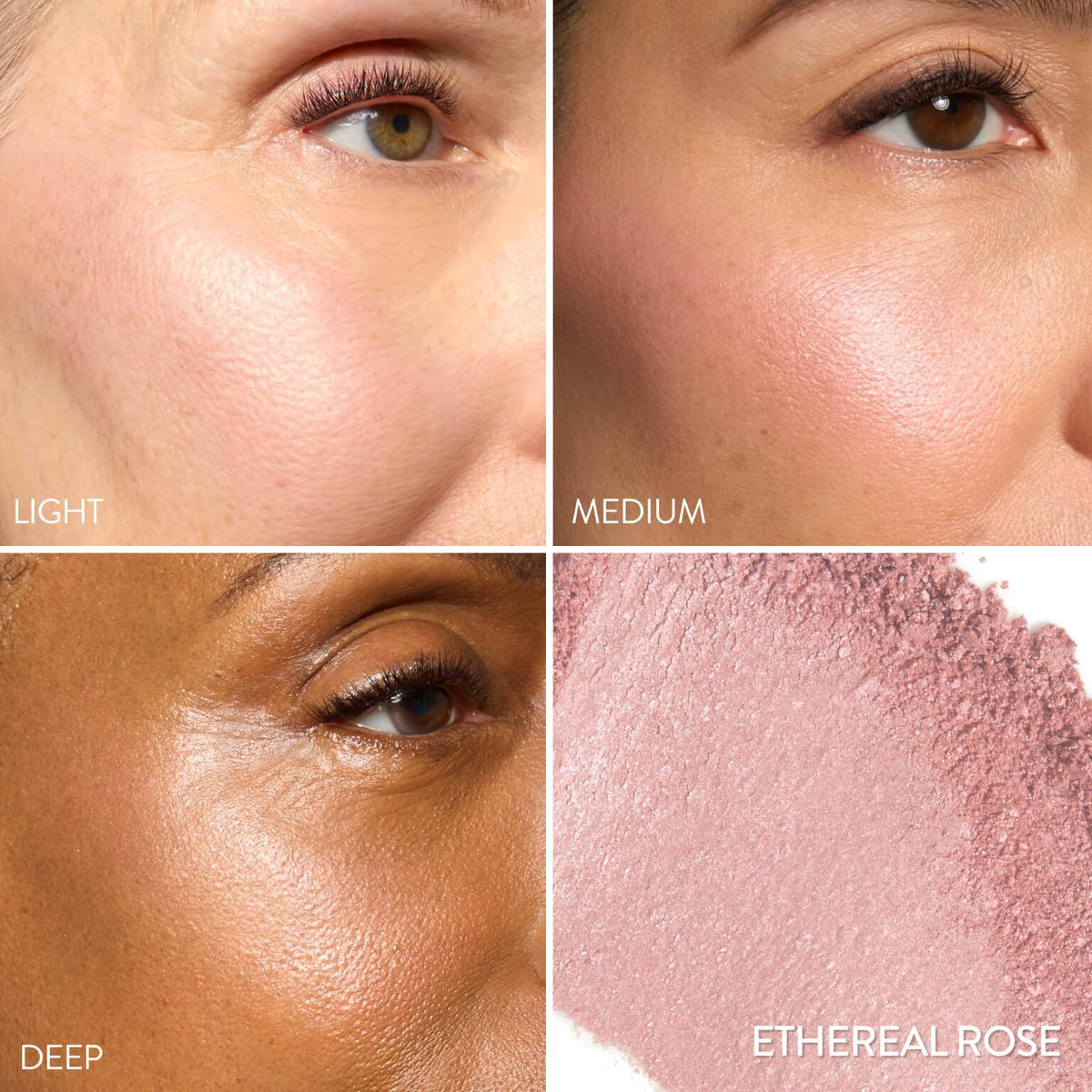 LAURA GELLER NEW YORK Ethereal Rose swirl closeup reveals creamy marble texture