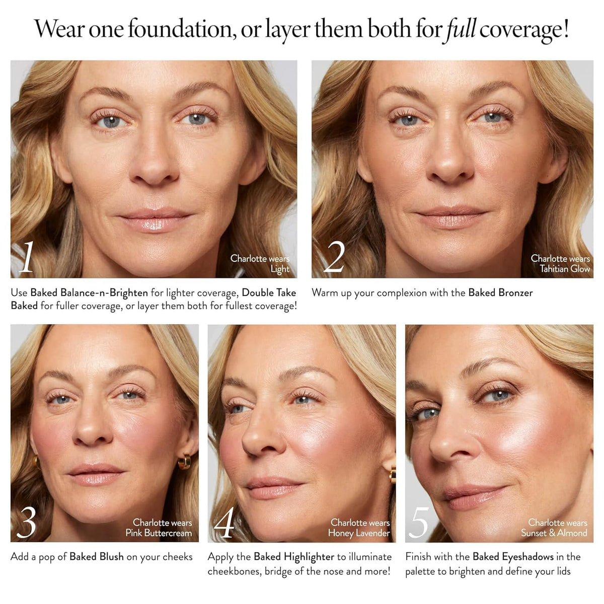 Laura Geller New York bronzer swatch for natural contour and glow.