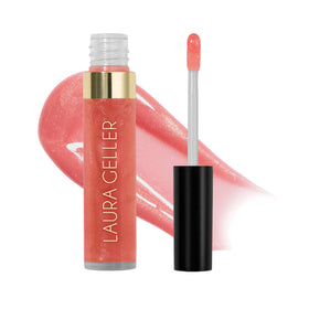 LAURA GELLER NEW YORK Color Luster Lip Gloss Honey Caramel bottle with high-shine finish.