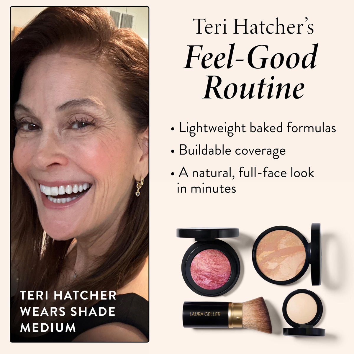LAURA GELLER NEW YORK highlighter French Vanilla pan for soft radiance.