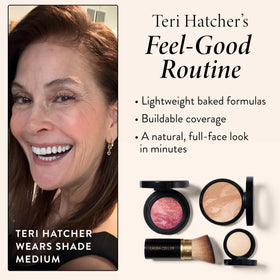 Laura Geller New York highlighter in French Vanilla for bright cheekbones