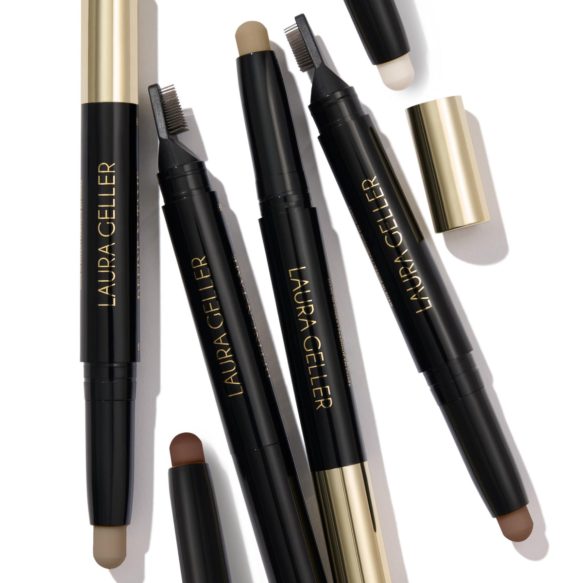 Laura Geller New York Define-n-Tame castor oil infusion supports fuller-looking brows