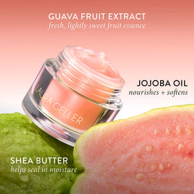 LAURA GELLER NEW YORK Hydrating Lip Mask cream texture swatch smoothing lips
