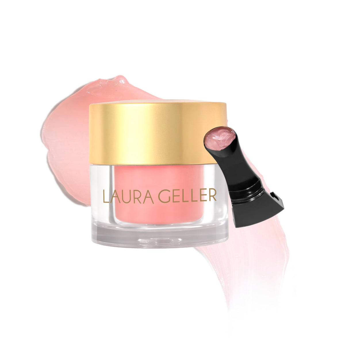 LAURA GELLER NEW YORK Hydrating Lip Mask jar close-up showing rich moisture