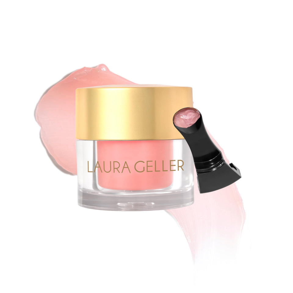 LAURA GELLER NEW YORK Hydrating Lip Mask jar close-up showing rich moisture