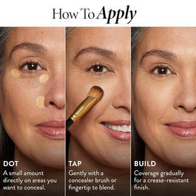 LAURA GELLER NEW YORK Ideal Fix shade 06 Tan on skin provides bright, even tone.