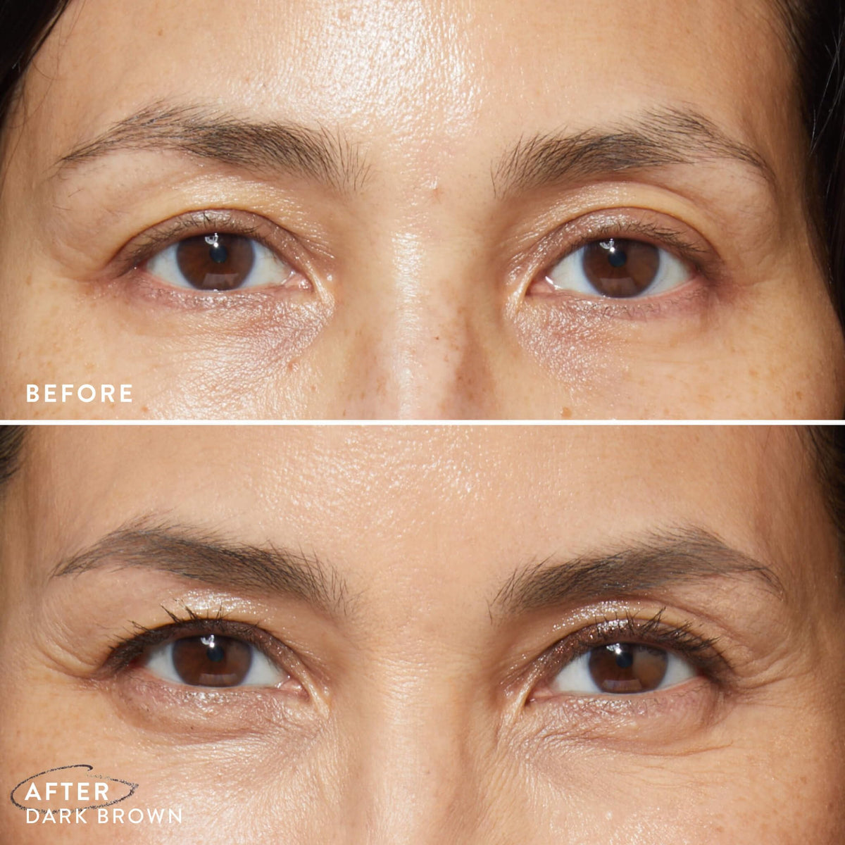 Laura Geller New York Inkcredible angled brow pencil tip for natural arch definition.