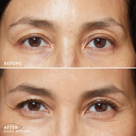 Laura Geller New York Inkcredible angled brow pencil tip for natural arch definition.