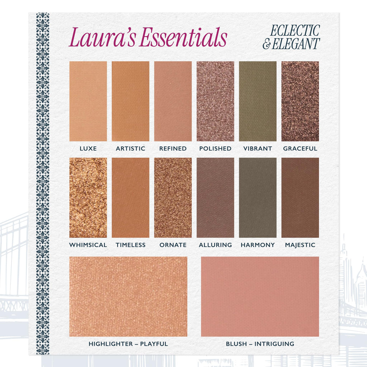 Laura Geller New York highlighter compact for luminous cheekbone definition and radiance.