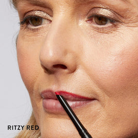 Laura Geller New York Modern Classic Lip Liner Ritzy Red shea butter hydration