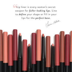 Laura Geller New York Modern Classic Lip Liner Ritzy Red candelilla wax conditioning