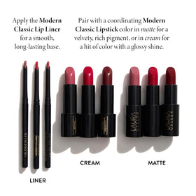 Laura Geller New York Modern Classic Lip Liner Ritzy Red slanted tip for precise application