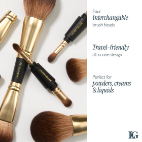 LAURA GELLER NEW YORK precision tapered brush defines lids with control