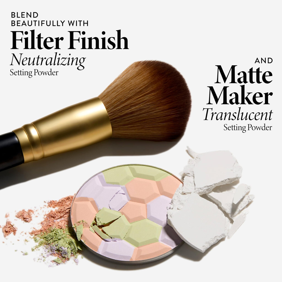 LAURA GELLER NEW YORK professional-grade brush designed for precise powder application
