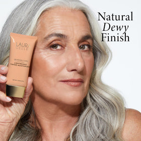 Foundation brush used with Quench-n-Tint for seamless coverage