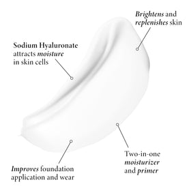 Laura Geller New York Spackle primer with airbrush kabuki brush for seamless application.