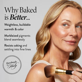 LAURA GELLER NEW YORK Terra cotta bake pan preserves color accuracy.