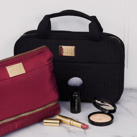 Laura Geller New York travel organizer bag combines style and practicality for on-the-go routines.