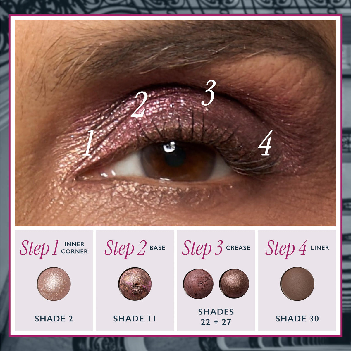 Laura Geller New York matte and shimmer mix offers versatile day-to-night options.